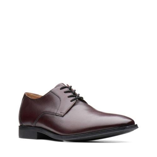 Clarks top burgundy leather