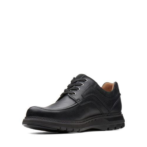 Clarks Un Ramble Black Tumbled Leather 26136989