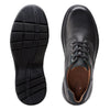 Clarks Un Brawley Pace Black Leather Shoe - 26151781