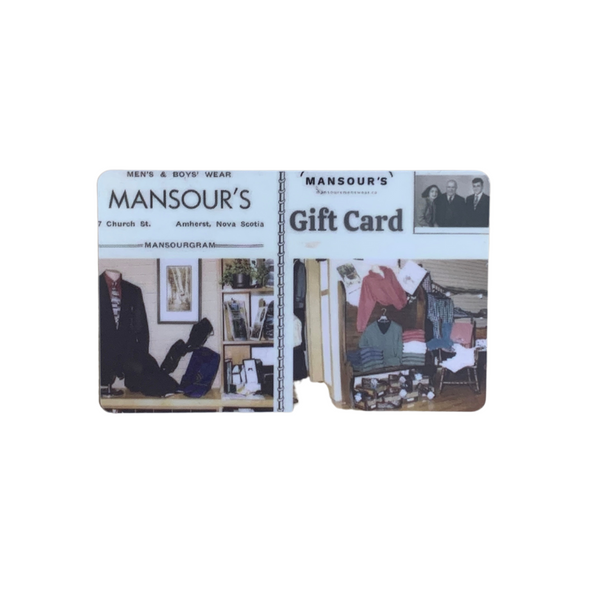 Mansour's Gift Card