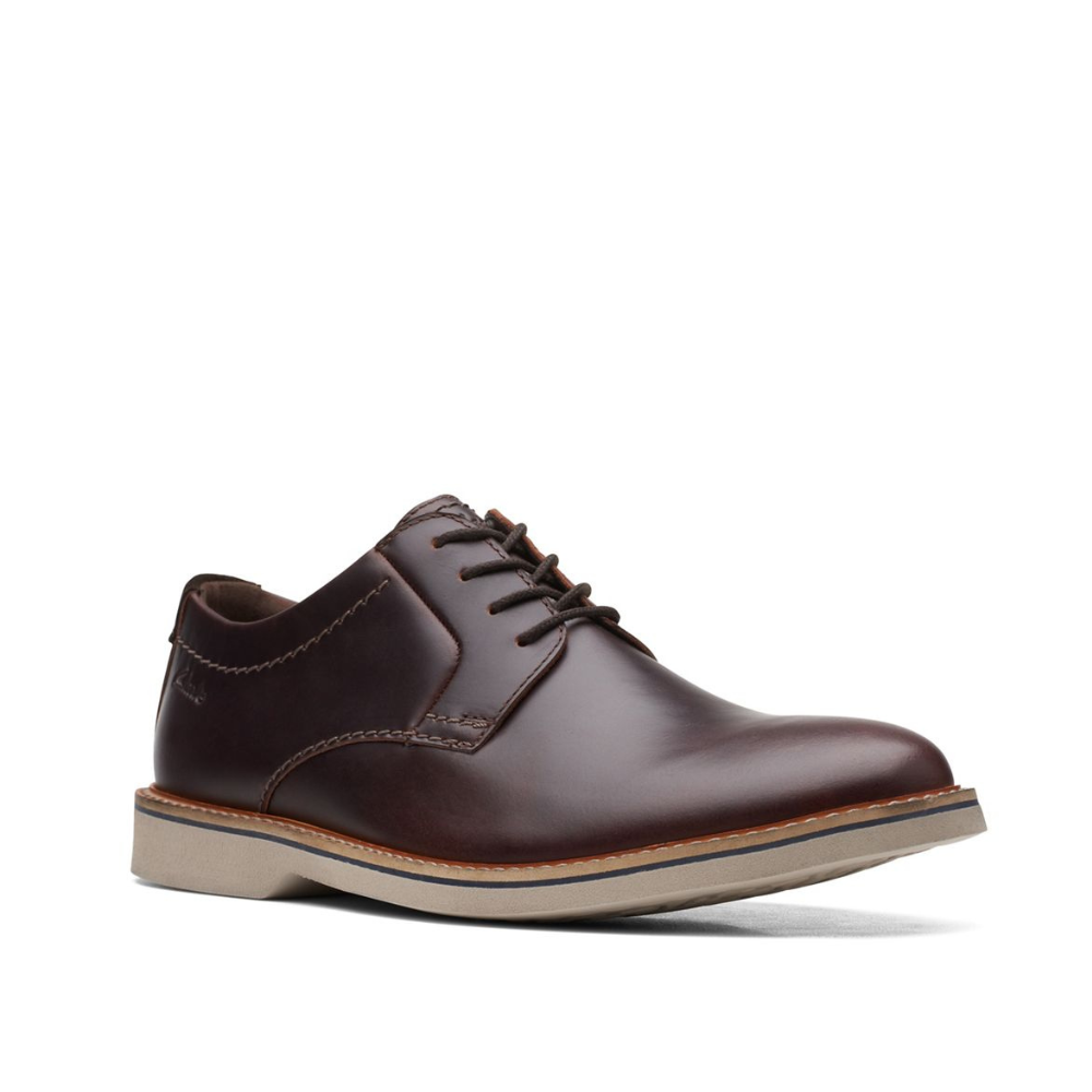 Clarks Atticus LT Lace British Tan Leather Dress Shoe 26168474
