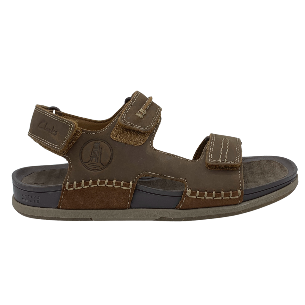 Clarks sandals with velcro straps hotsell