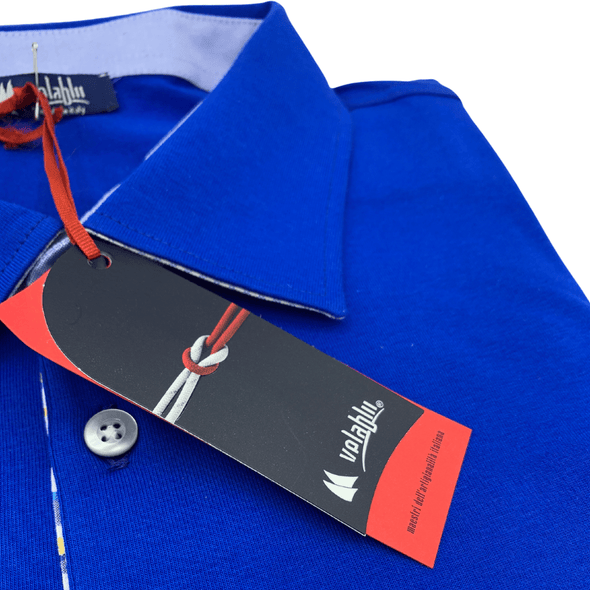 Vela Blu Short Sleeve Polo Shirt - V21651FA