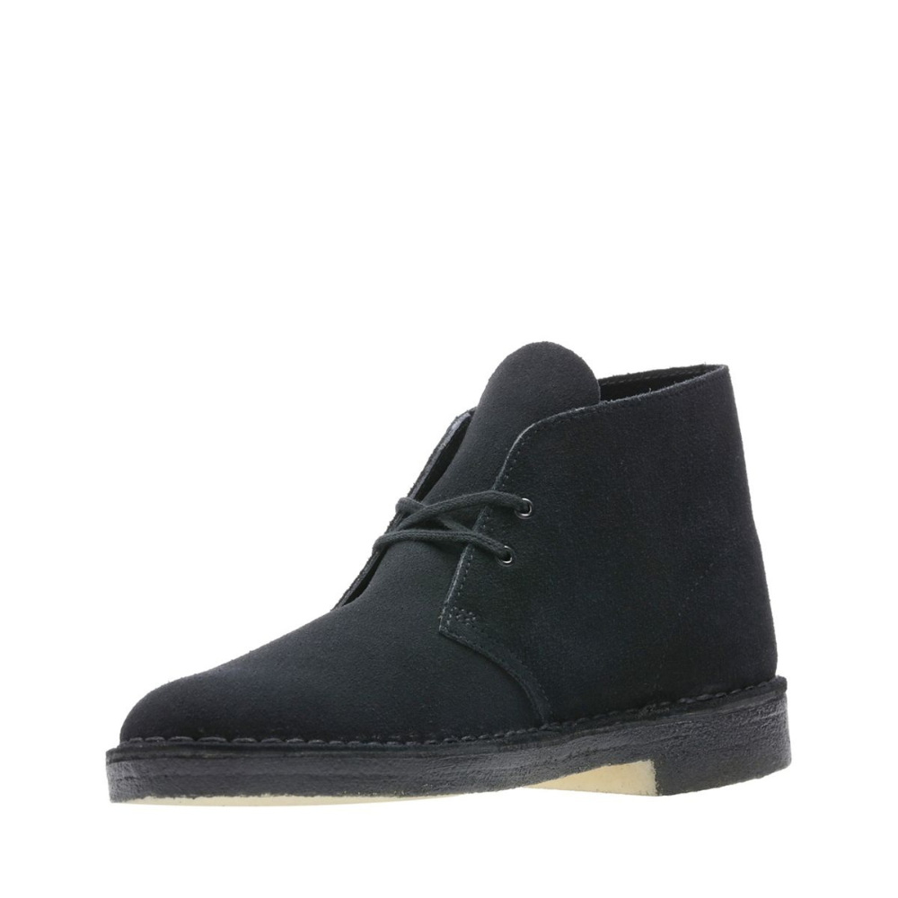 Clarks desert top boots black