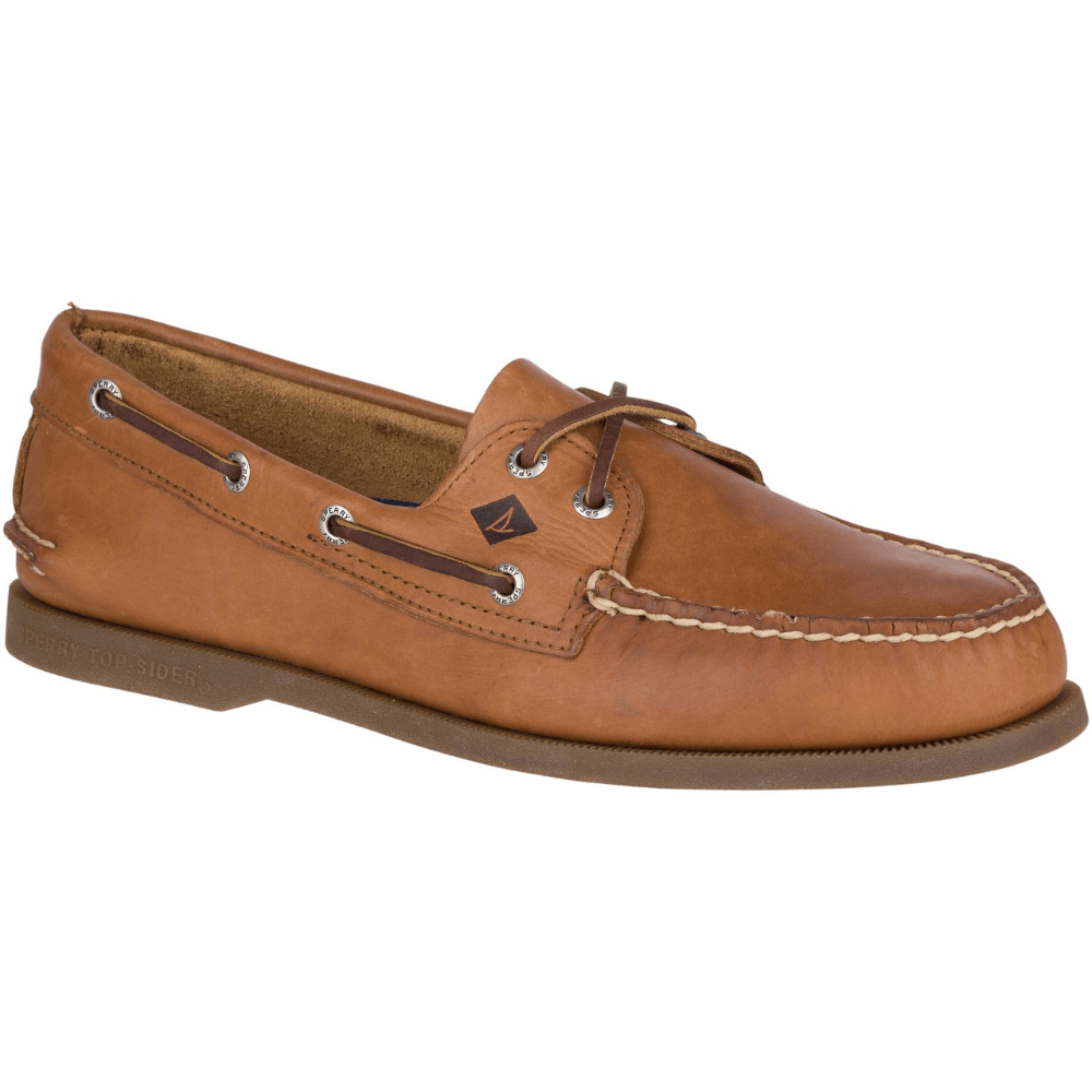 Leather slip on boat shoes on sale
