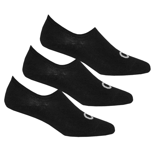 Calvin Klein 3-Pack Black One Size Sneaker Liner Sock - CKM201LN62C003
