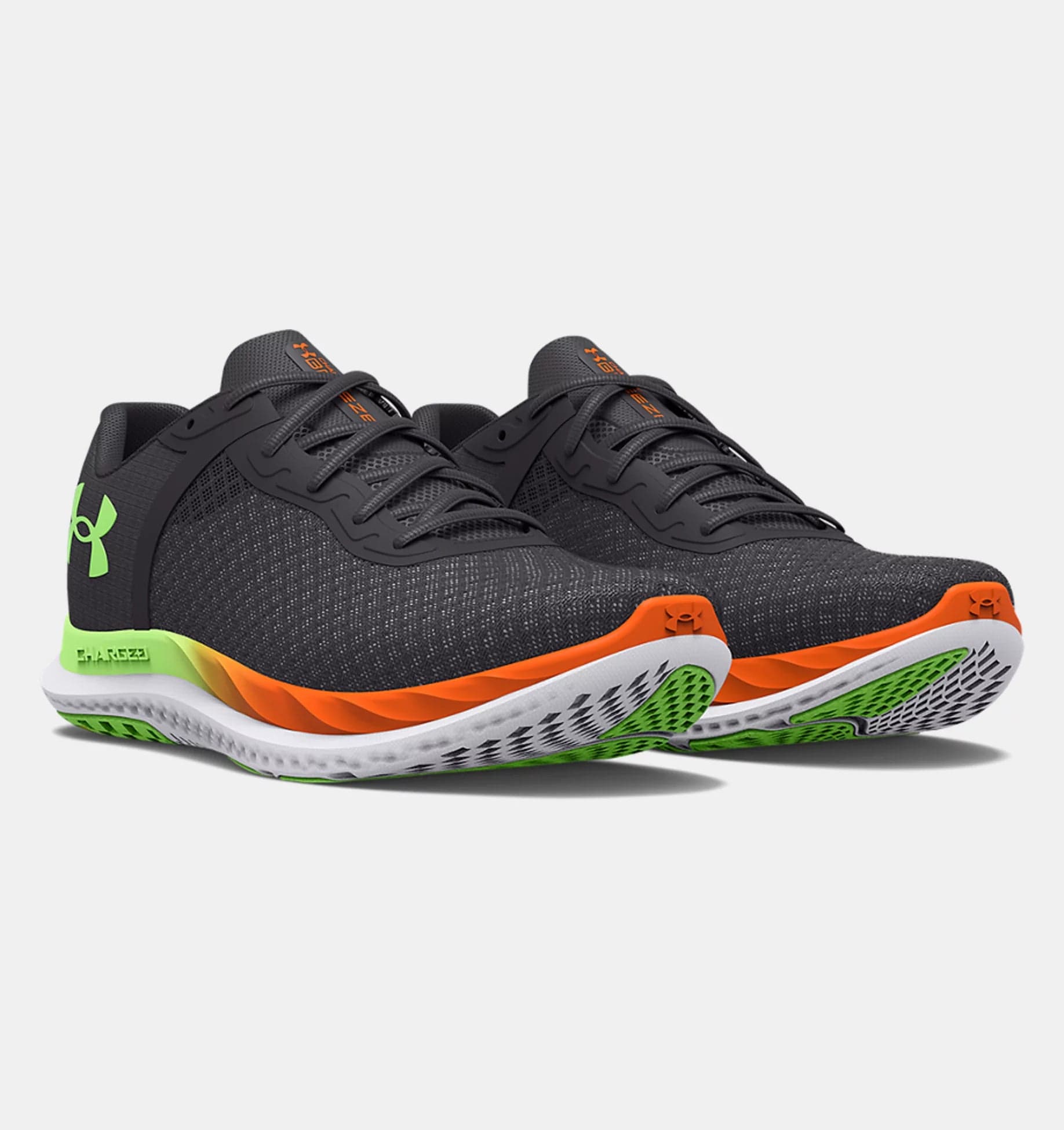 Under Armour Charged Breeze Running Shoes 3025129 9.5 Jet Grey 104