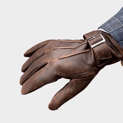 Albee Classic Leather Gloves in Vintage Antique - 46075