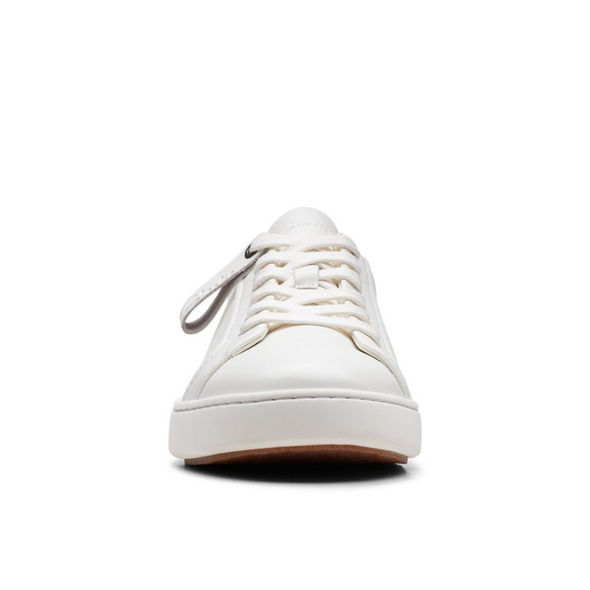 Clarks Court Lite Move White Shoes - 26169715