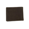 Hunter Brown Bifold Wallet Featuring ID Window and Double Bill Compartment Made with Genuine Leather - 314