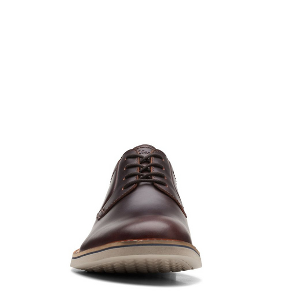 Clarks Atticus LT Lace British Tan Leather Dress Shoe - 26168474