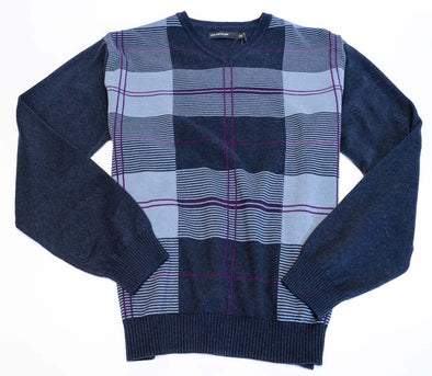 Leo Chevalier V-Neck Fancy Front Sweater - 421631