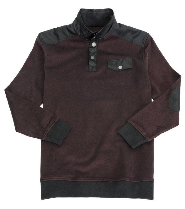 Leo Chevailer 1/4 Zip Mock Neck Sweater - 425510 - Assorted Colours