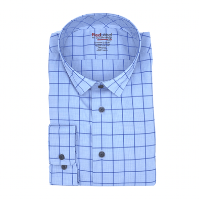 Leo Chevalier Long Sleeve Check Sport Shirt - 426141 - Assorted Colours