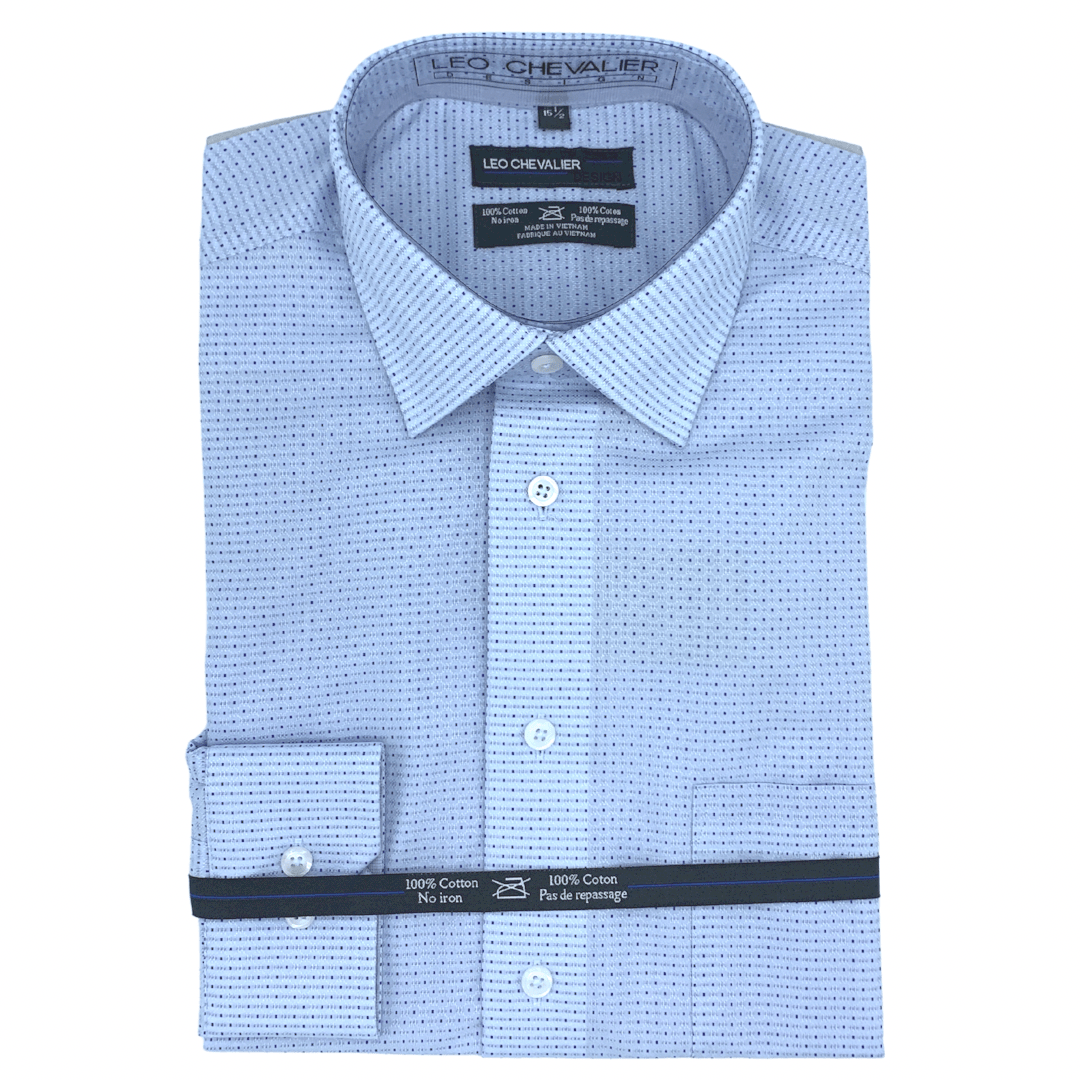 100 cotton no iron dress shirt 100% Cotton No Iron Standard Fit Button-Down Long Sleeve Shirt Long Sleeve Shirt Men's Dress Shirt Business No Iron Wrinkle-Free Y Shirt Quick Dry