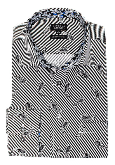 Viyella London 100% Cotton Long Sleeve Sport Shirt - 455892