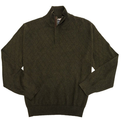 Viyella London Cashmere Blend Hidden 1/4 Zip Sweater - 457650 - Assorted Colours