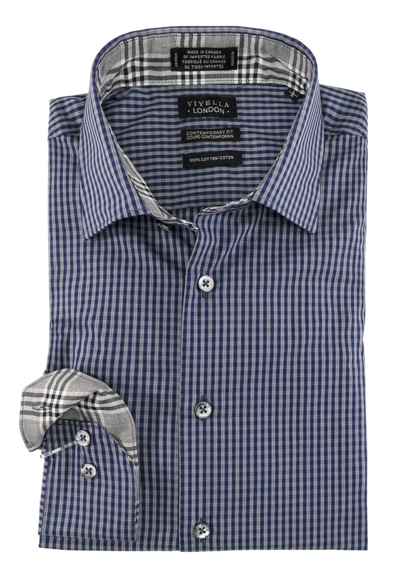 Viyella London 100% Cotton Long Sleeve Sport Shirt - 457872