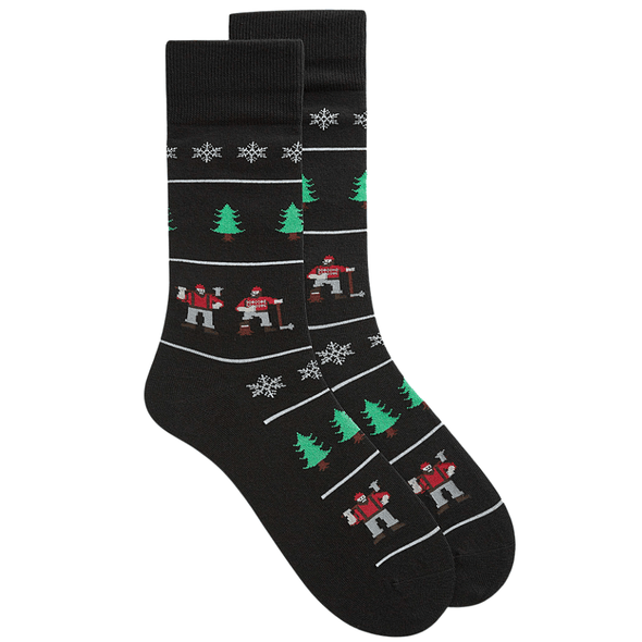 McGregor Holiday Combed Cotton Crew Socks - MGM223DR
