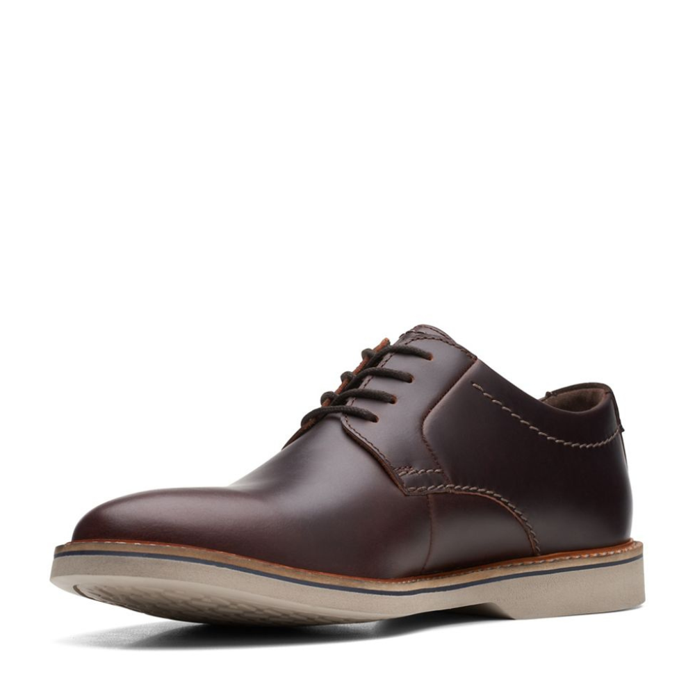 Clarks Atticus LT Lace British Tan Leather Dress Shoe 26168474