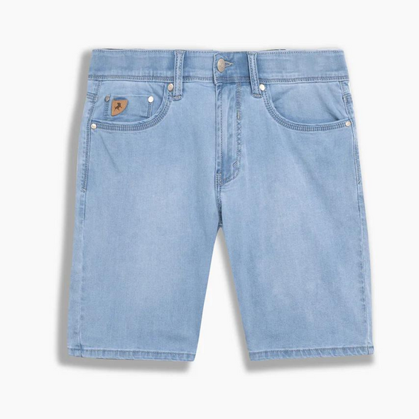 Lois Dennis Bleach Blue Denim Shorts - 1811-6929-90