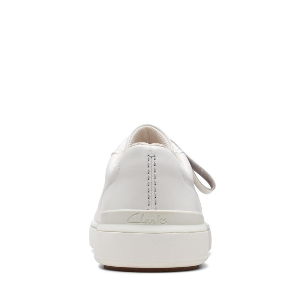 Clarks white top sandals sale