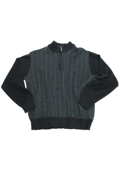 Leo Chevalier 326654 Long Sleeve Zipper Mock Neck Sweater