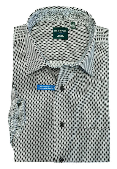 Leo Chevalier Non-Iron Short Sleeve Sports Shirt 524357 0900