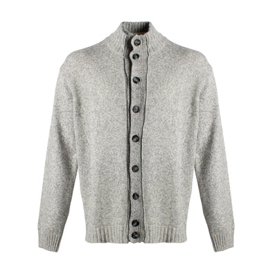 Viyella Full Button Mock Neck Sweater- 557671-0289