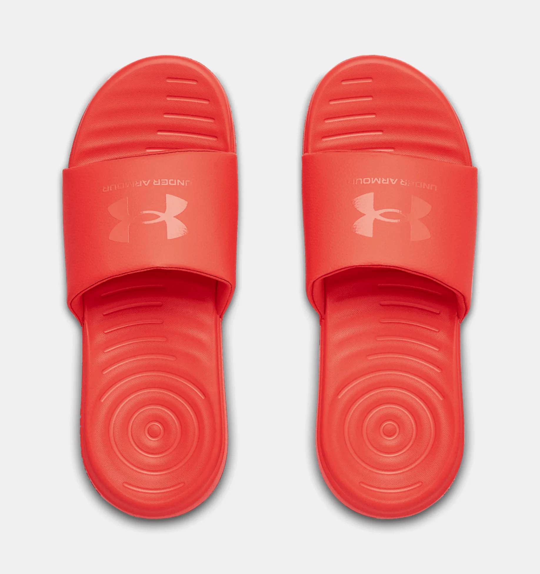 Orange under armour clearance slides