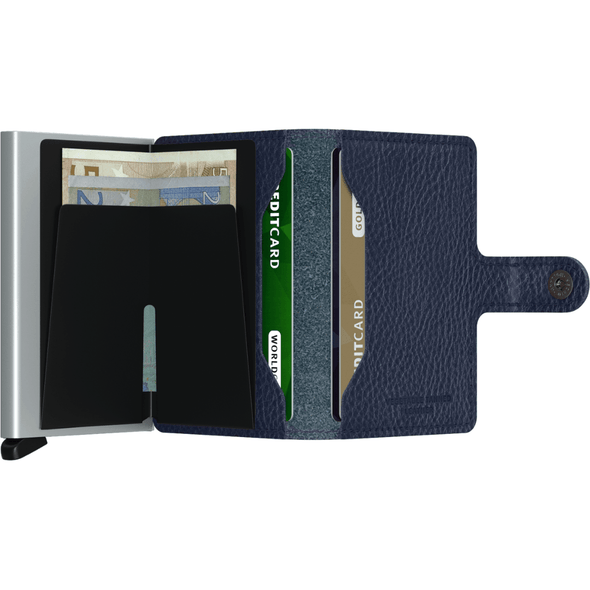 Secrid Mini Wallet - Veg Navy Silver
