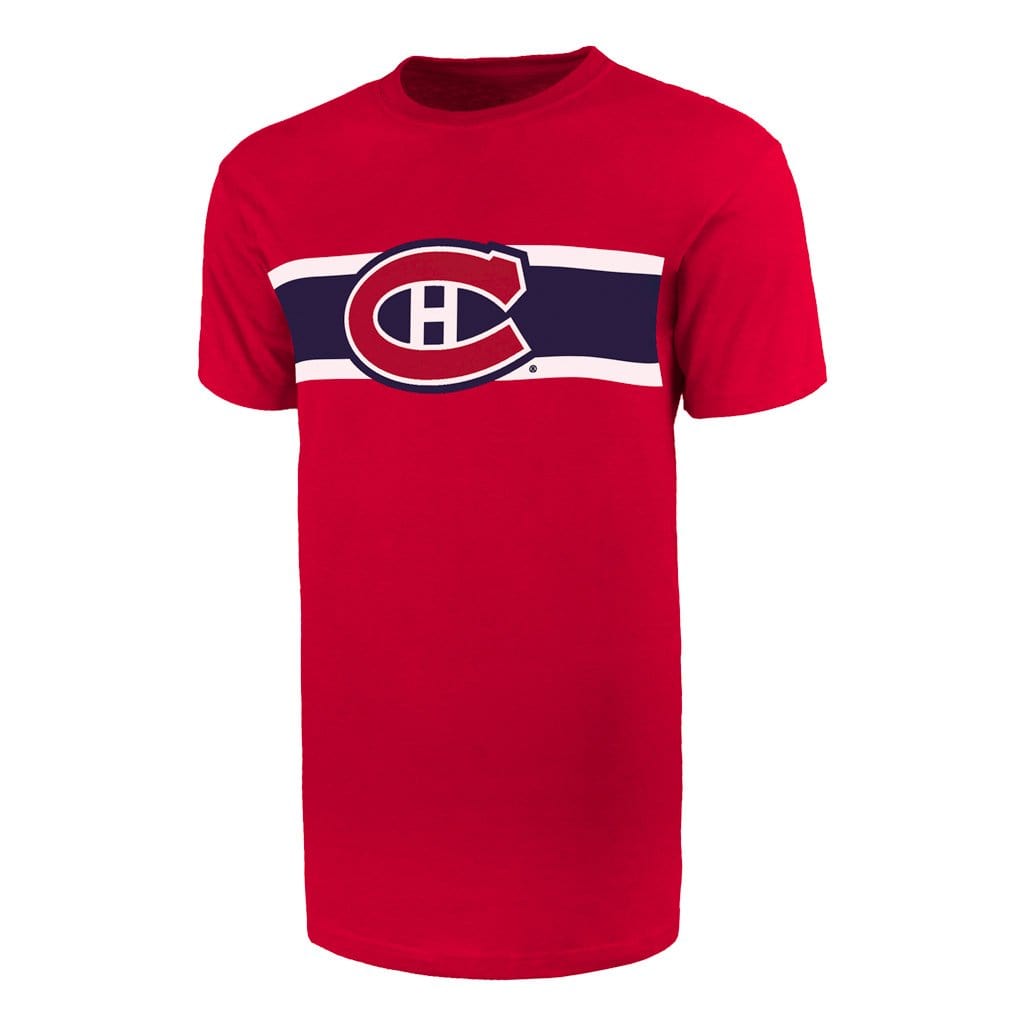 47 Brand Stripe Tee - Montreal Canadiens