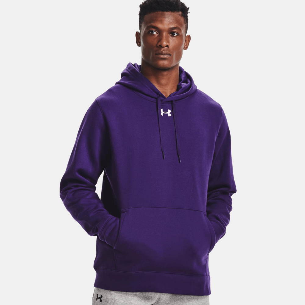Under Armour Hustle Fleece Hoodie 1300123 Assorted Colours Purple 500 XS