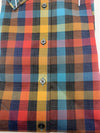 Multi Coloured Plaid Non-Iron Dress Shirt-Leo Chevalier-523471 9037