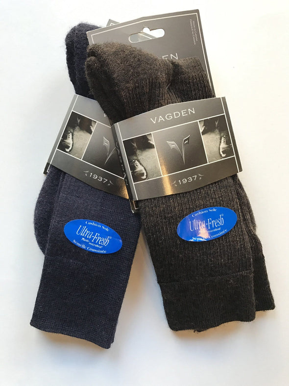 J.B. Field's Made in Canada Merino Wool Cushion Crew Sock - 6381 6383