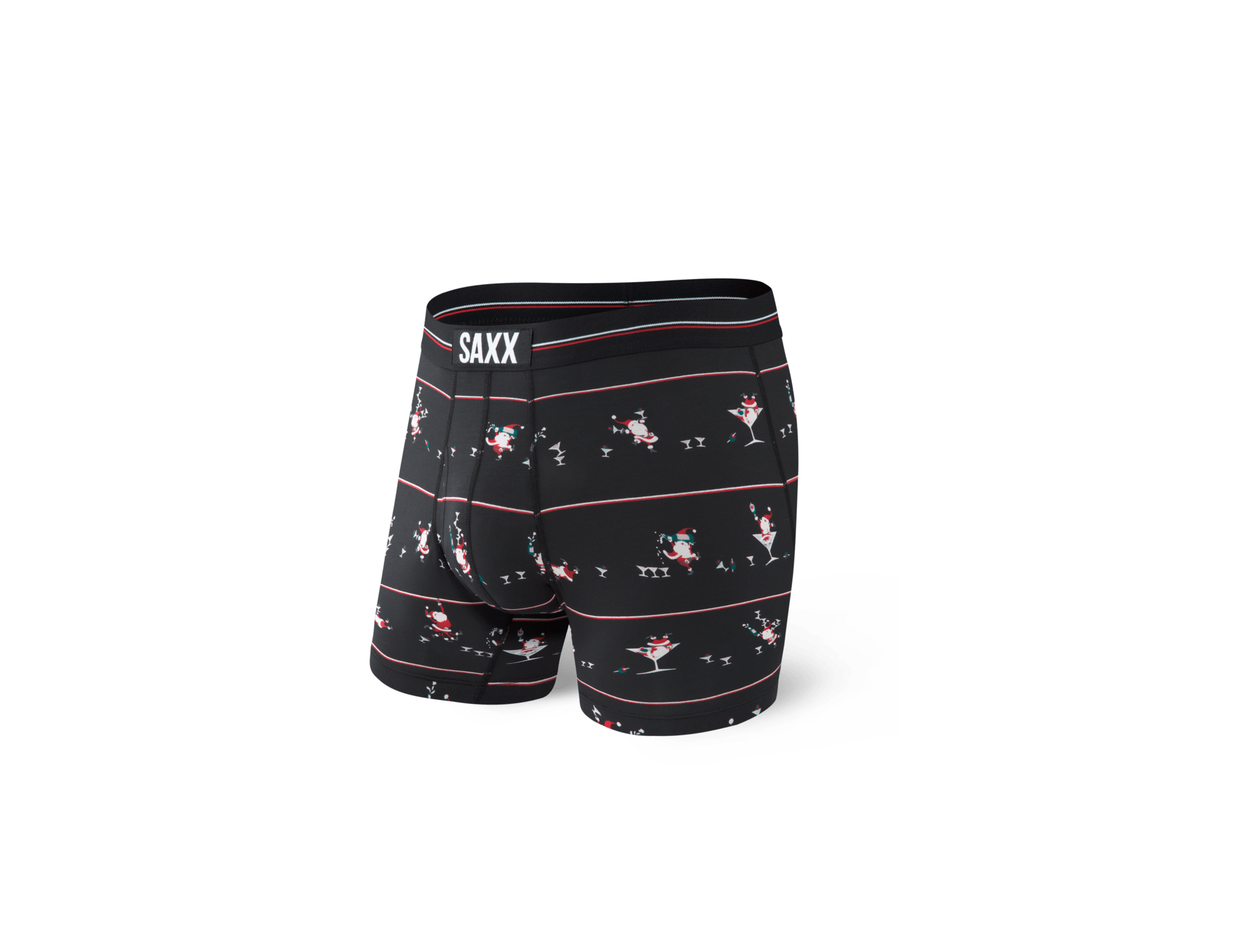 SAXX Ultra Boxer Brief - Black Holiday Cheer - SXBB30F HLB