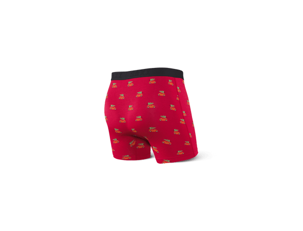 Saxx Vibe Boxer Brief - Red Holiday Errand - SXBM35 HRE