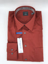 Leo Chevalier Dress Shirt 225121 7599 Rust
