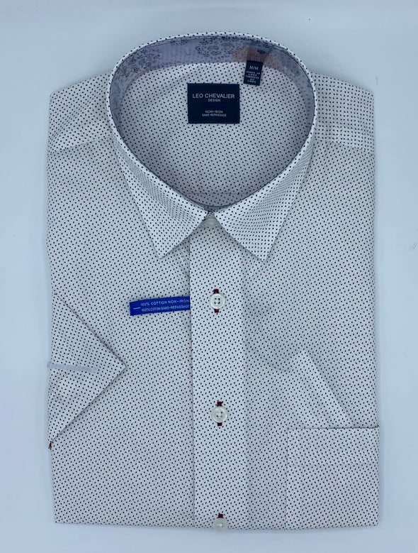 Leo Chevalier Short Sleeve Sport Shirt - 620359 - 0100