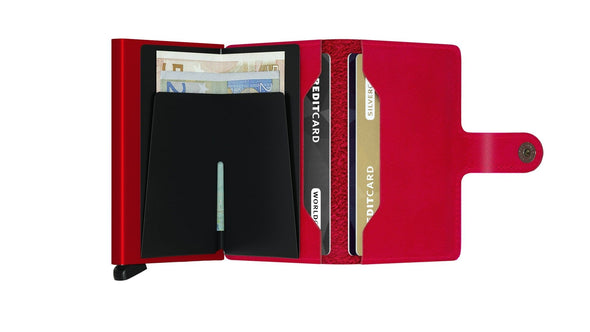 Secrid Mini Wallet- Original Red-Red