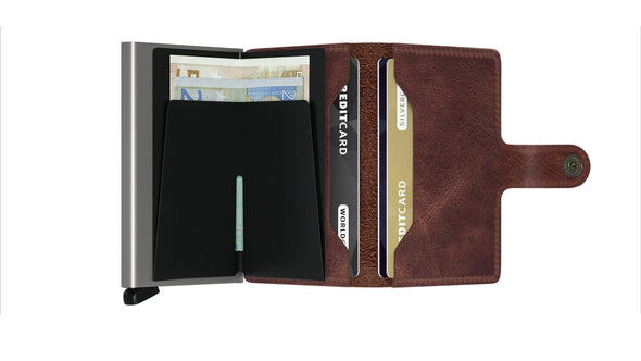 Secrid Mini Wallet- Vintage Brown