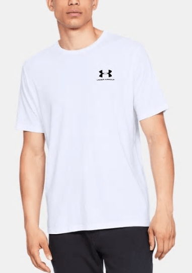Under Armour White Sportstyle T-Shirt - 1326799 - 100