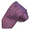 Dion 'Circular Dot Medallion' Pattern Tie - P37310 - Assorted Colours