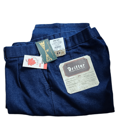 Drifter Pleated Blue Jeans