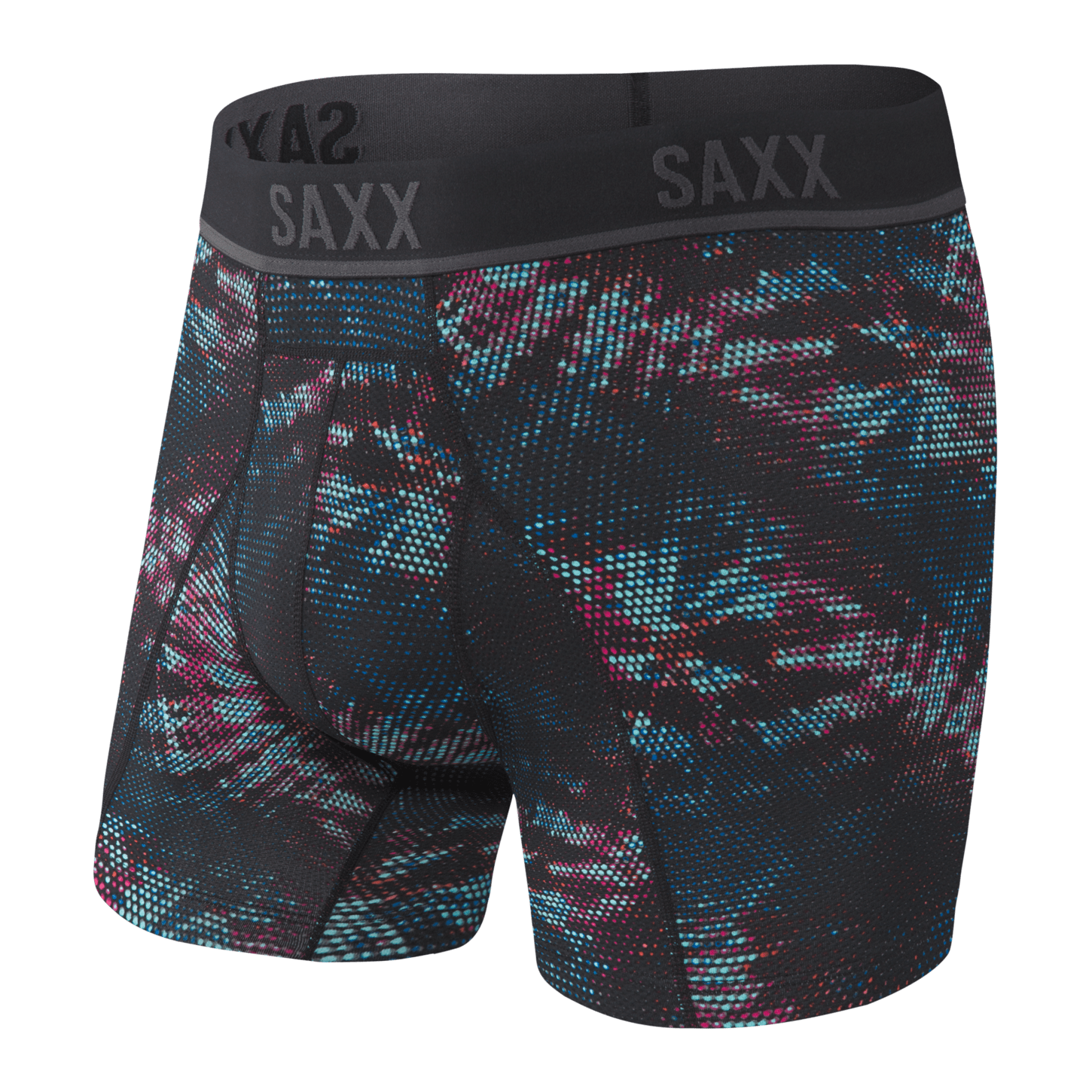SAXX Saxx Kinetic Light-Compression Mesh Boxer Brief | Navy/City Blue