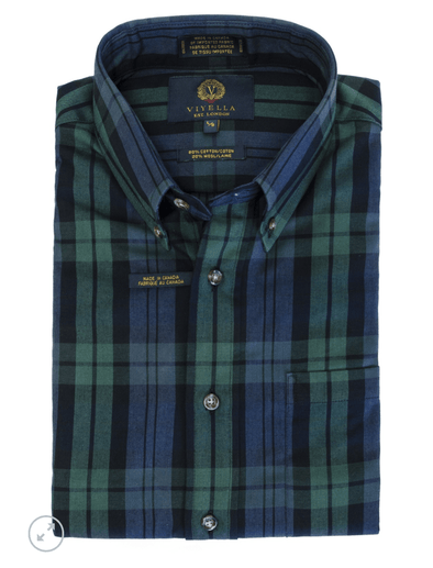 Viyella Long Sleeve Sport Shirt - 255404 0398