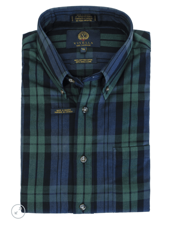 Viyella Long Sleeve Sport Shirt - 255404 0398