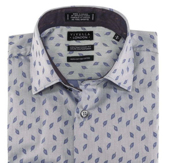 Viyella London 100% Cotton Long Sleeve Sport Shirt - 457875