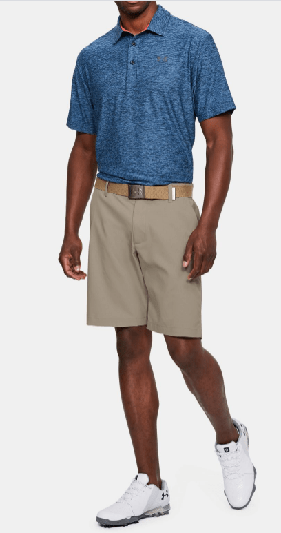 Tan under top armour shorts