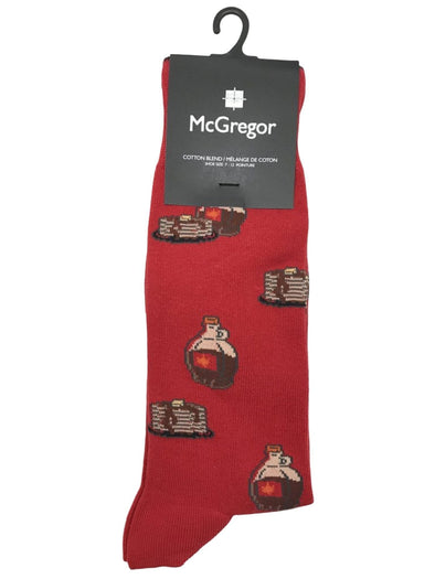 McGregor Maple Syrup Socks Red Exclusive to Mansour's